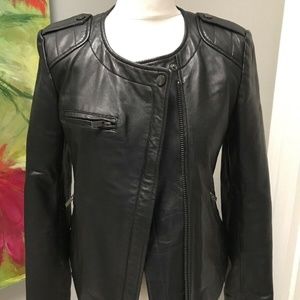 Leather Jacket Comptoir Des  Cotonniers